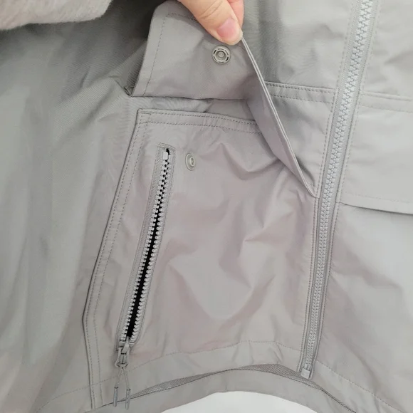 Natural Reflections Landscape Windbreaker Rain Jacket Size XL Light Grey Outdoor - Picture 5 of 14